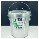 Dover 6-Gal Galvanized Metal Utility Container