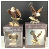 Decor & More Porcelain American Eagle Statues