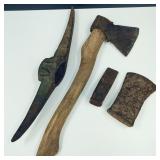 Various Vintage Axe Heads