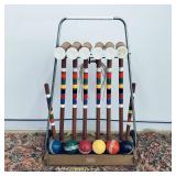 MCM-Vintage Forster 6-Player Croquet Set