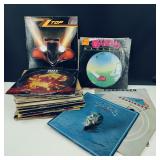 Vintage Vinyl Record Albums Kiss Heart Eagles
