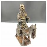 Vintage Carved Chinese Wood Statue