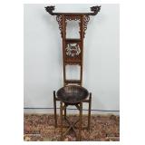 Antique Chinese Washstand with Basin