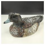 Vtg Life-Size Green Head Gear Plastic Decoy Duck