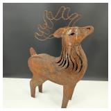 Vintage Metal Reindeer Decor