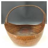 Vintage Copper Basket from Overseas