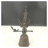 Vtg/Antique Monastery/Church Brass Bell & Bracket
