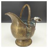 Vintage Copper Coal Ash Scuttle Bucket