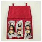 Old World Christmas Blown Glass Bee Ornaments