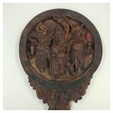 Antique-19th Century Chinese Wood Carved Panel