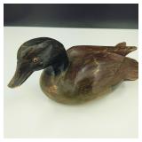 Vintage Hand Carved Wooden Decoy Duck