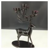 Metal Reindeer Tealight Candle Holder