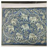 Vintage Raw Pigment Color Mixed w/ Sand Artwork