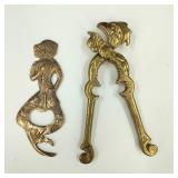 Vintage Brass Nutcracker & Bottle Opener