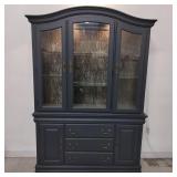 Large Refurbished Vintage China Hutch