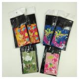 New-Asian Floral Dragon Luggage Tags