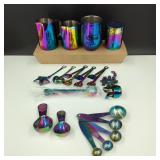 Metal Iridescent Rainbow Kitchen Gadgets