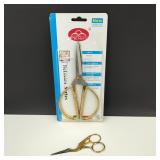 New-Ri,Mei Gold Handled Scissors & Mini Scissors