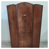 VTG Large Art Deco Wood Armoire