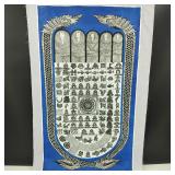 Vintage Hand Painted Hindu Art on Cloth