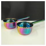 Stainless-Steel Rainbow Iridescent Water Ladel