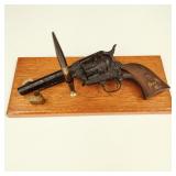 1878 US Calvary .45 Cal Pistol Turned into Decor