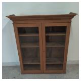 Antique? Craftsman Style Wood & Glassdoor Cabinet