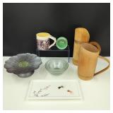 Oregon Artist Pottery Mug, Bamboo Pitchers & More
