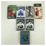 7-Packs of New & Gently Used Playing Cards