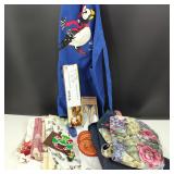 Kitchen Towels, Aprons and Utensils