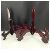 Large Wooden Chinese Folding Display Stands