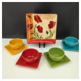 Gallery Amalfi Ceramic Bowls, Plates-Plus