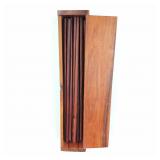 20-Wooden Chopsticks in Wooden Box