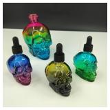 Glass Skull Dropper Bottles & Skull Head Bottle