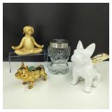 French Bulldog Decor Jar Tape Dispense