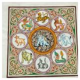 Vintage Hand Painted Hindu Art on Cloth