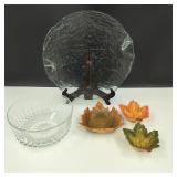 VTG Crate & Barrel Platter-Arcoroc of France bowl