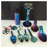 Rainbow Stainless-Steel Kitchen Accessories