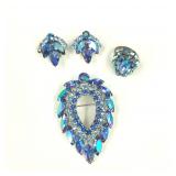 VTG Juliana for Sarah Coventry Blue Lagoon Brooch