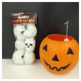 VTG Jack-O-Lantern Bucket & Blinky Party Favors