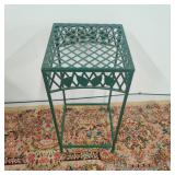 Vintage Metal Plant Stand Table