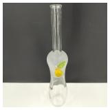 VTG Glass Bottle with Pear Design