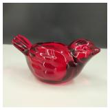 Indiana Glass Ruby Red Bird Votive Holder