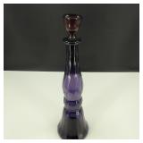 VTG Tall Dark Amethyst Blenko Vase/Decanter