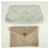 VTG La Regale Beaded Clutch and Macrame Clutch