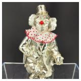 Vintage Siler Plated Clown Bank