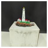 The Danbury Mint Boston Light Lighthouse Sculpture