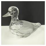 VTG Anna Hutte Bleikristall Mallard Duck Dish