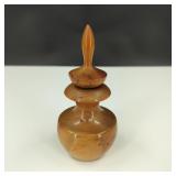 Hand Crafted Oregon Myrtlewood Perfume Bottle