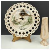 VTG Mt. St. Helens Hand painted Soul Plate & More